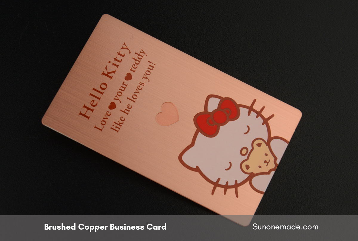 Metal Business Cards - Copper
